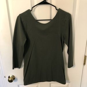 Olive Green Top